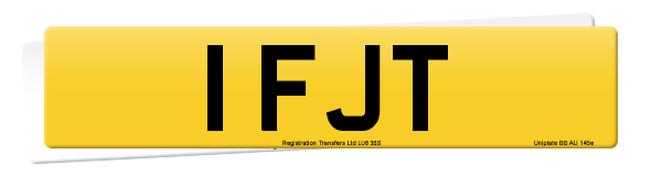 Registration number 1 FJT